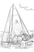 Olympische spelen kleurplaat 3